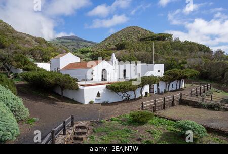 Église Ermita Virgen de Los Reyes à l'ouest de L'île d'El Hierro Banque D'Images