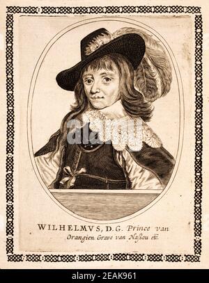 Portrait de William II, Prince d'Orange (1626-1650) Banque D'Images