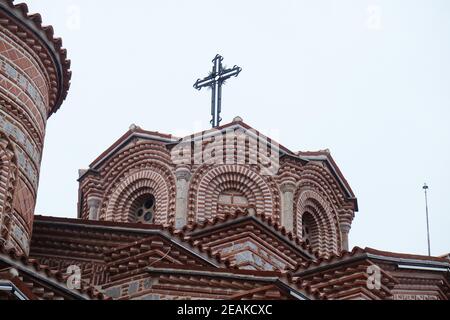 Saint Clément et Saint Panteleimon église à Ohrid, Macédoine Banque D'Images