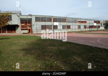 Dans Malesnica l'école résidentielle, Zagreb, Croatie Banque D'Images