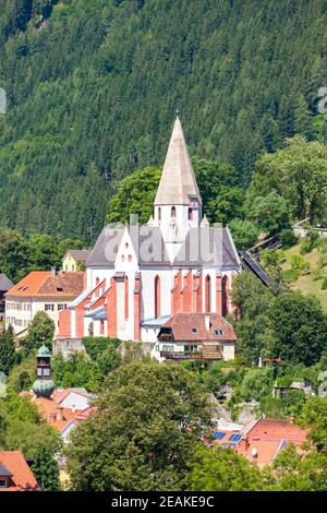 Château d'Obermulau à Murau, Styrie, Autriche Banque D'Images