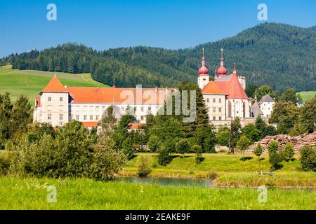 Abbaye de Saint-Lambrecht en Styrie, Autriche Banque D'Images