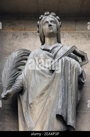 Saint Cecilia, l'Eglise de la Madeleine à Paris Banque D'Images