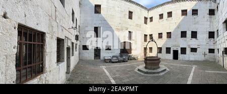 Piombi, l'ancienne prison du Palais des Doges dans la ville de Venise, Italie Banque D'Images