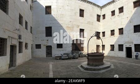 Piombi, l'ancienne prison du Palais des Doges dans la ville de Venise, Italie Banque D'Images