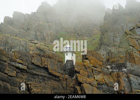 Skellig Michael Lighthouses Banque D'Images