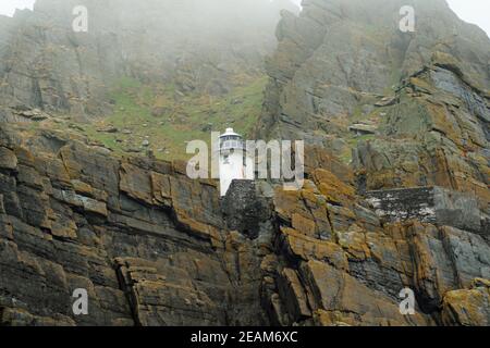 Skellig Michael Lighthouses Banque D'Images