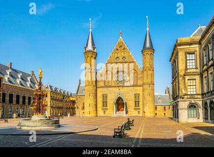 Cour intérieure du palais Binnenhof à la Haye, pays-Bas Banque D'Images