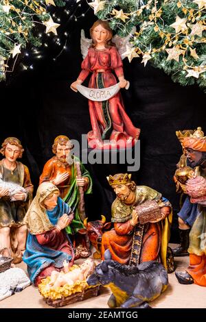 Les décorations de l'arbre de Noël. Banque D'Images