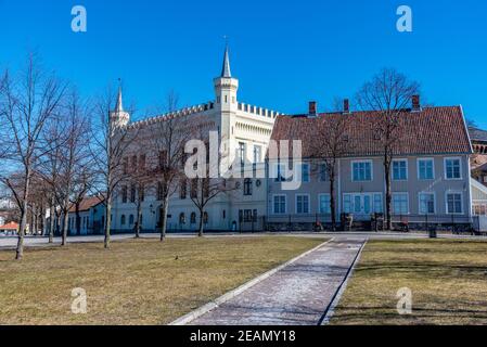 Cour intérieure du fort d'Akershus à Oslo, Norvège Banque D'Images