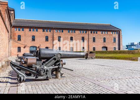 Cour intérieure du fort d'Akershus à Oslo, Norvège Banque D'Images