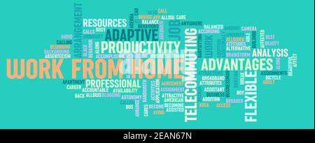 Travail à domicile Banque D'Images