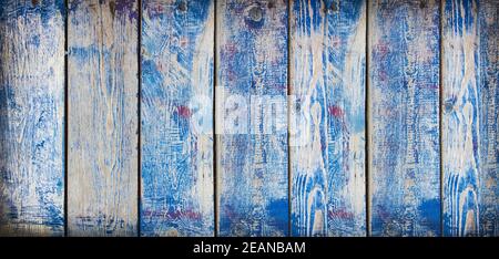 Vintage bleu foncé en bois. Vue de l'avant avec copie espace. Banque D'Images