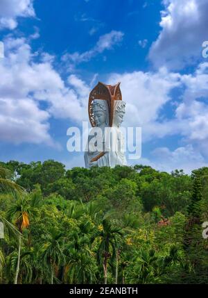 Statue de Guanyin, Sanya, Hainan, Chine Banque D'Images