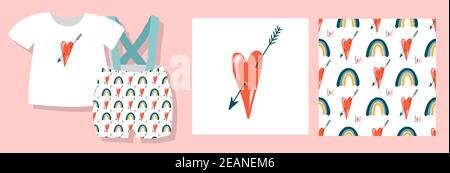 Superbe motif de pyjama, parfait pour toutes les utilisations. Motif sans couture. Style rétro tendance. Design tendance. Décoration d'anniversaire. Conception Web Banque D'Images