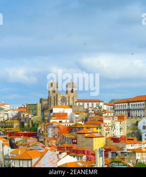 Ribeira vieille ville de Porto, Portugal Banque D'Images