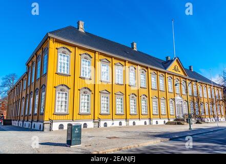 Résidence Stiftsgarden dans le centre de Trondheim, Norvège Banque D'Images