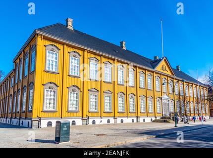 Résidence Stiftsgarden dans le centre de Trondheim, Norvège Banque D'Images