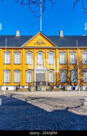 Résidence Stiftsgarden dans le centre de Trondheim, Norvège Banque D'Images