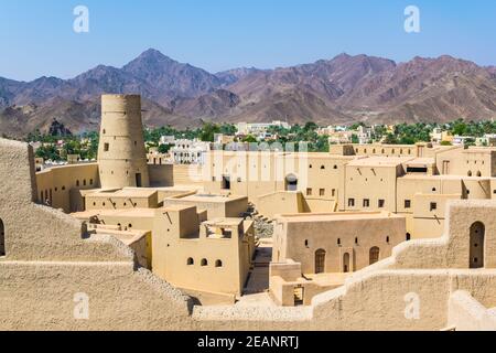 Fort de Bahla à ad Dakhiliya, Oman. Banque D'Images