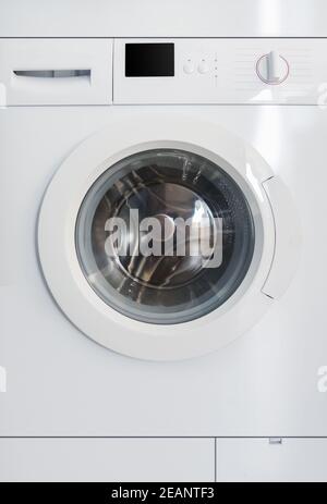 Lave-linge front view Banque D'Images