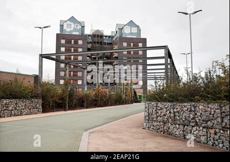 Le bâtiment CIAC en bois à Middlesbrough, dans le North Yorkshire, au Royaume-Uni. 2/11/2019. Photo: Stuart Boulton. Banque D'Images