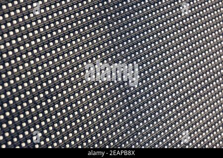 Panneaux LED modulaires d'extérieur comme décoration sur la scène. Gros plan. Banque D'Images