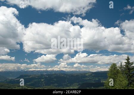 Blick, auf, Oetztaler, Alpen, zillertaler Banque D'Images