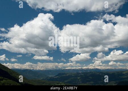 Blick, auf, Oetztaler, Alpen, zillertaler Banque D'Images