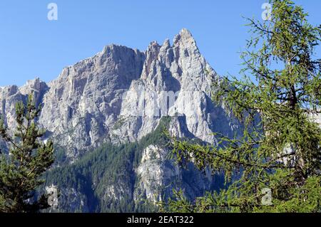 Santnerspitze, Schlern, Seiser, Alm Banque D'Images