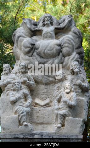 L'ascension de Jésus Christ, à la manière de Marie Klenovnik, Croatie Banque D'Images