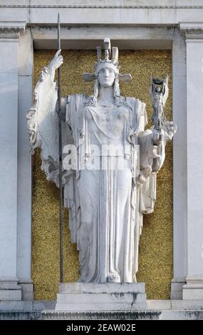 Tombe du Soldat inconnu, l'autel de la patrie, National Monument Vittorio Emanuele II, Piazza Venezia, Rome, Italie Banque D'Images