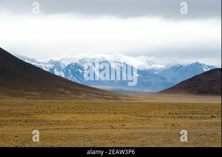 Nature du Tibet. Paysage de l'Himalaya. Banque D'Images