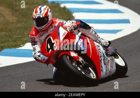 Michael Doohan ( AUST) Honda 500, saison de moto GP 1994 Banque D'Images