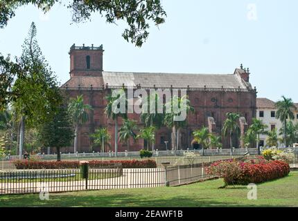 Basilique de Bom Jesus, Old Goa, Goa, Inde Banque D'Images