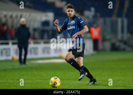 Bergame, Italie. 10 février 2021. Berat Djimsiti (Atalanta) pendant Atalanta BC vs SSC Napoli, football italien Coppa Italia match à Bergame, Italie, février 10 2021 crédit: Independent photo Agency/Alay Live News Banque D'Images