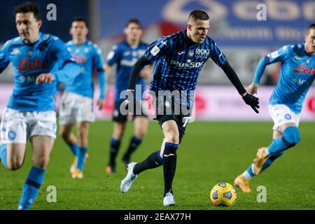 Bergame, Italie. 10 février 2021. Josip Ilicic (Atalanta) pendant Atalanta BC vs SSC Napoli, football italien Coppa Italia match à Bergame, Italie, février 10 2021 crédit: Independent photo Agency/Alay Live News Banque D'Images