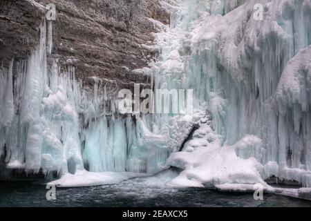 Congelé en hiver Banque D'Images