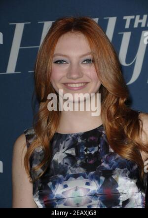 Jacqueline Emerson à la soirée des nominés du Hollywood reporter à la Getty House à Los Angeles, Californie 02,23, 2012 Banque D'Images