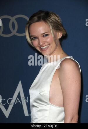 Jess Weixler à la soirée des nominés du Hollywood reporter à la Getty House à Los Angeles, Californie 02,23, 2012 Banque D'Images