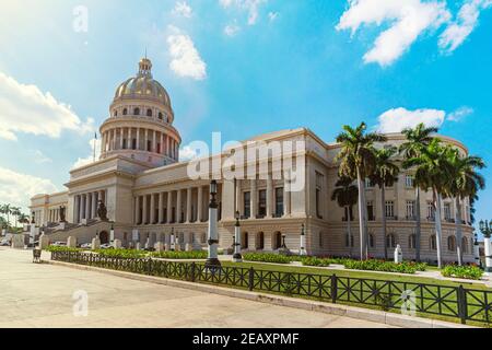 Le Capitole à La Habana Vieja, Cuba, Caribe Banque D'Images