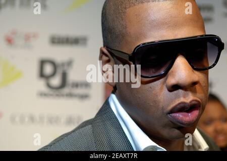 Le rappeur Shawn carter, alias Jay-Z, vient assister aux arrivées de Jay-Z et de MTV Movie Awards After Party du MAGAZINE GIANT à Sugar le 3 juin 2007 à Los Angeles, en Californie. Banque D'Images