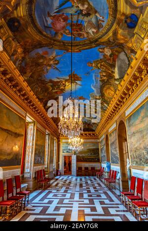 STOCKHOLM, SUÈDE, 21 AVRIL 2019 : chambres joliment décorées du palais Drottningholm près de Stockholm, Suède Banque D'Images