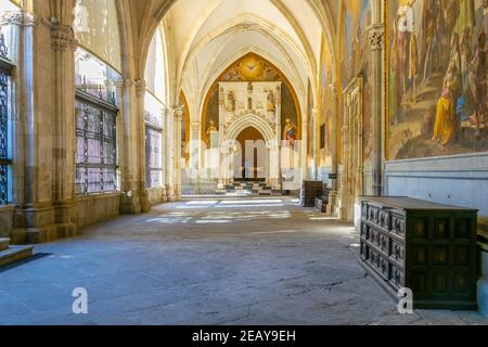 TOLÈDE, ESPAGNE, 2 OCTOBRE 2017: Intérieur de la Santa Iglesia Catedral Primada de Toledo à Tolède, Espagne Banque D'Images