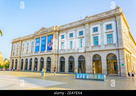 PORTO, PORTUGAL, 5 SEPTEMBRE 2016 : vue sur l'université de Porto au Portugal. Banque D'Images