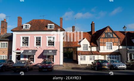 Bâtiments de style Tudor, High Street, Old Amersham, Buckinghamshire, Royaume-Uni Banque D'Images