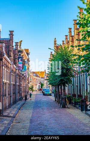 HAARLEM, PAYS-BAS, 8 AOÛT 2018 : vue sur le musée Frank Hals dans le centre de Haarlem, pays-Bas Banque D'Images