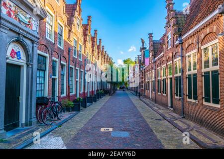 HAARLEM, PAYS-BAS, 8 AOÛT 2018 : vue sur le musée Frank Hals dans le centre de Haarlem, pays-Bas Banque D'Images