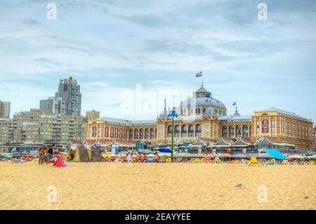 LA HAYE, PAYS-BAS, 7 AOÛT 2018 : Kurhaus à Scheveningen, pays-Bas Banque D'Images