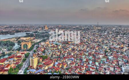 Haiphong, paysage urbain, Vietnam Banque D'Images